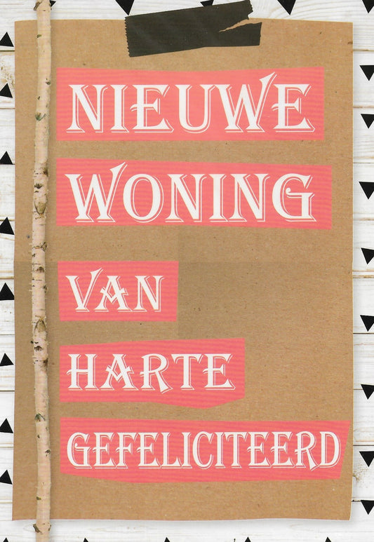 Wenskaart - Verhuizing