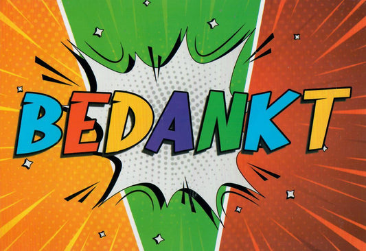 Wenskaart - Bedankt