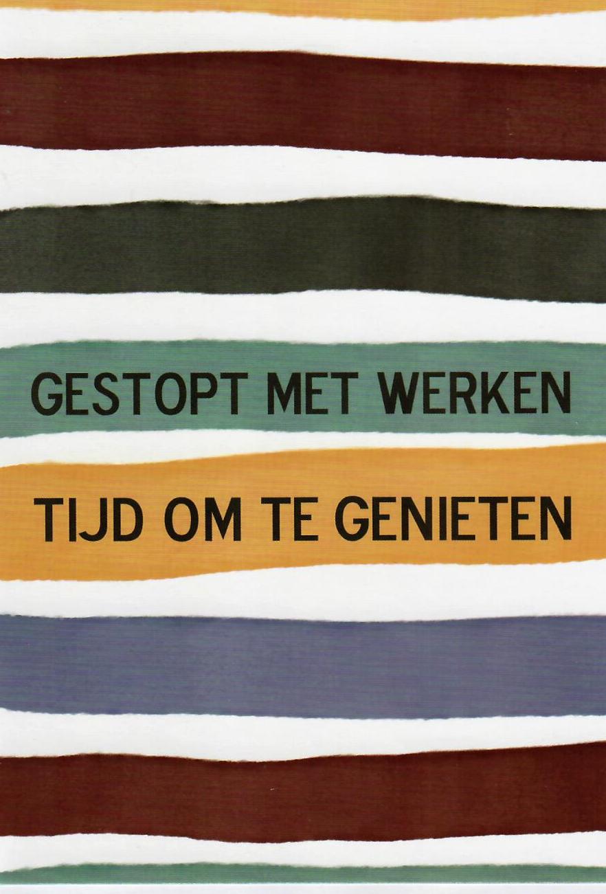 Wenskaart - Pensioen