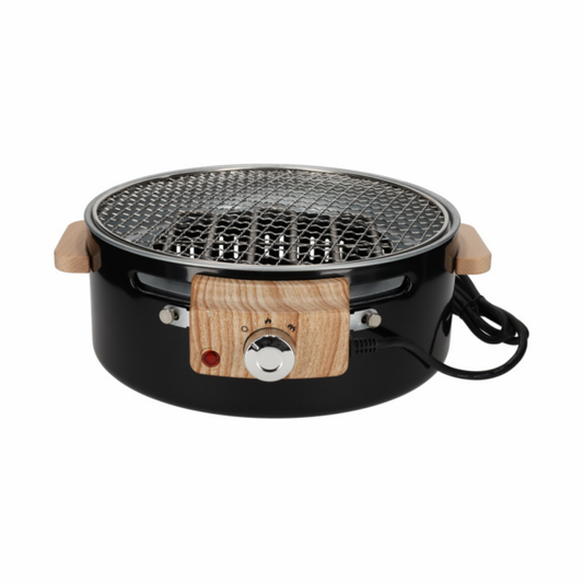 Compacte Norländer Hybride BBQ op houtskool en elektriciteit