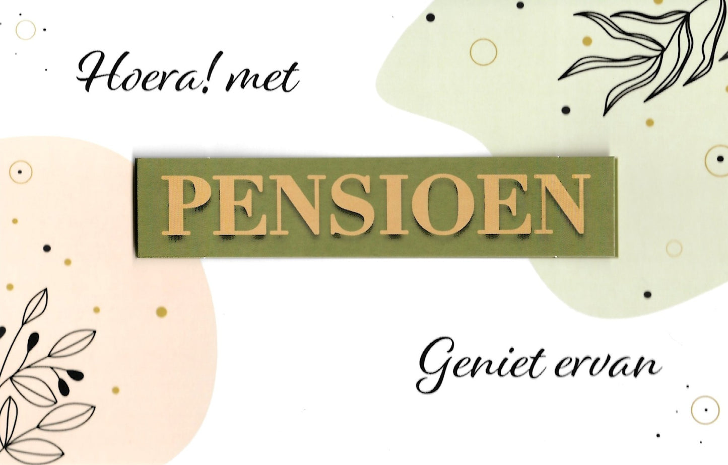 Wenskaart - Pensioen