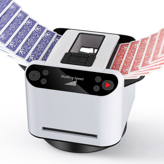 Kaartdeler en schudder MAX 6 — automatische kaartmachine voor 2 decks.