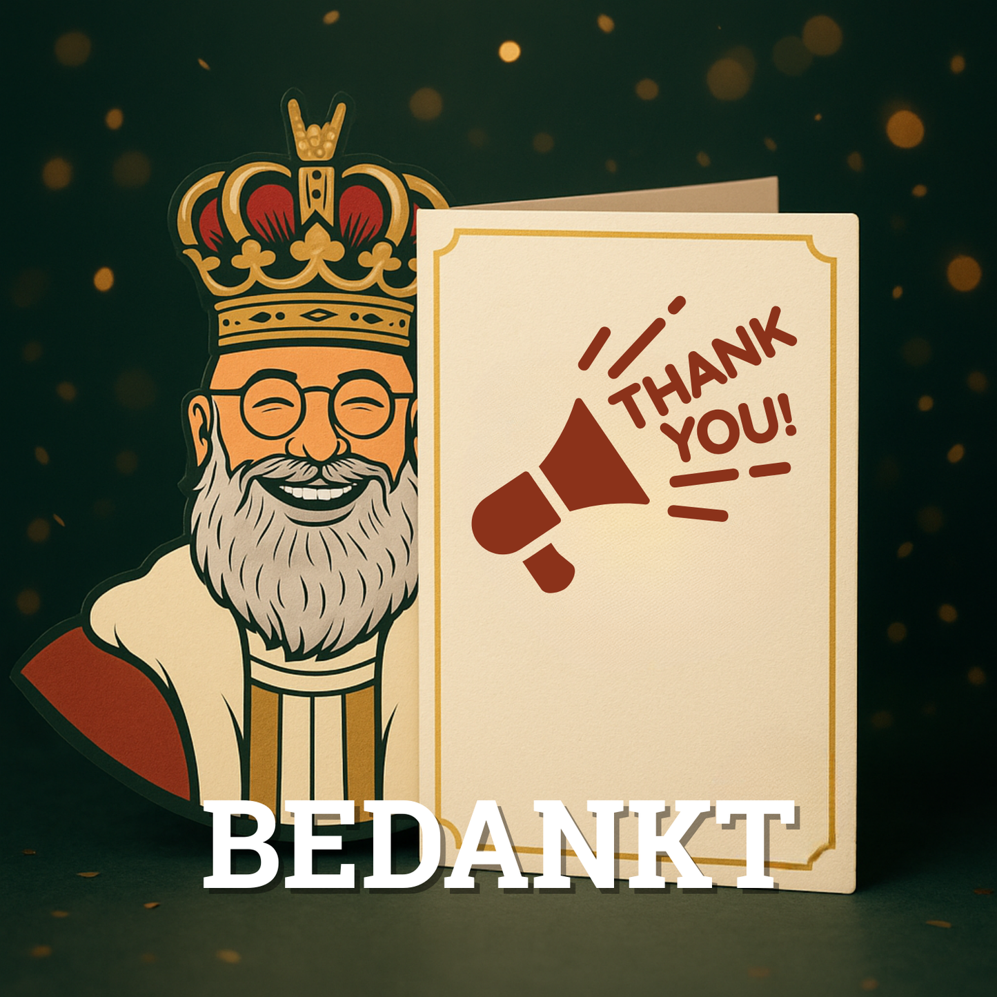 Wenskaart - Bedankt