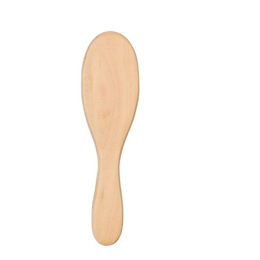 Borstel Bald Man met ergonomisch houten handvat - ludiek accessoire voor mannen die zichzelf niet te serieus nemen.