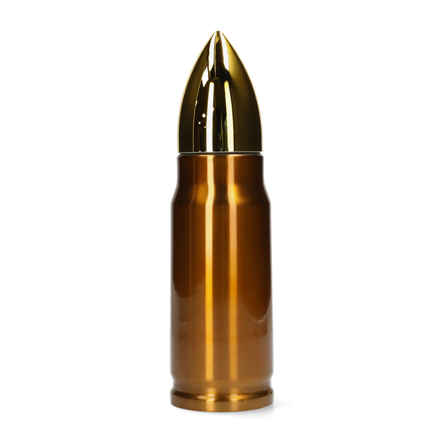 Compacte 350ml bronze thermosfles - duurzaam en opvallend design, perfect als origineel cadeau.