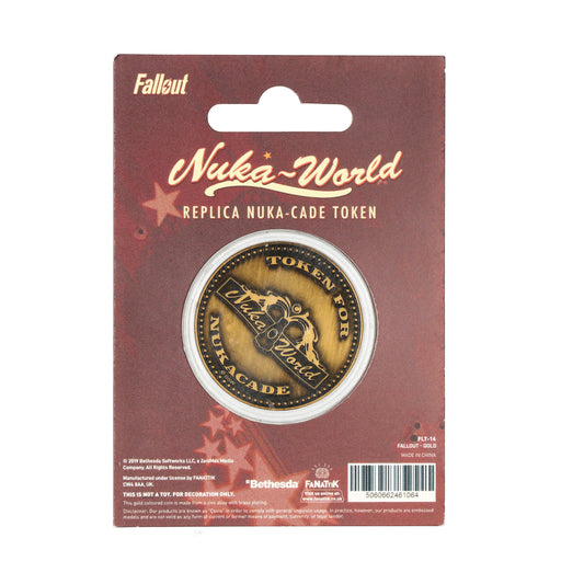 Fallout replica munt — realistische Nuka‑Cade token, must‑have Fallout merchandise.