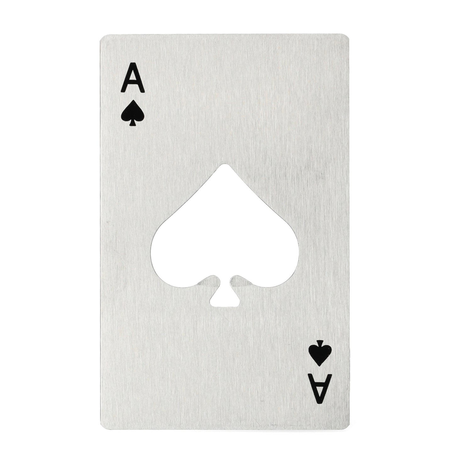 Flesopener Ace of Spades design — originele gadget voor biertje drinken tijdens pokeravonden.