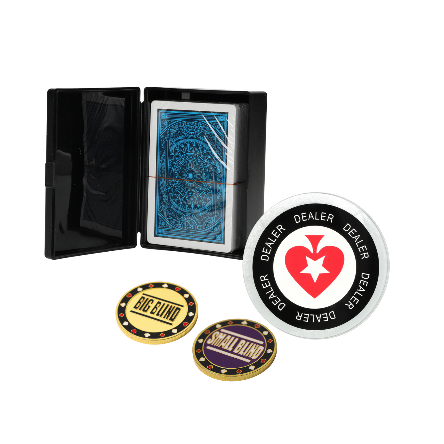 Koninklijke poker accessoires set — premium kwaliteit voor de echte pokerliefhebber.