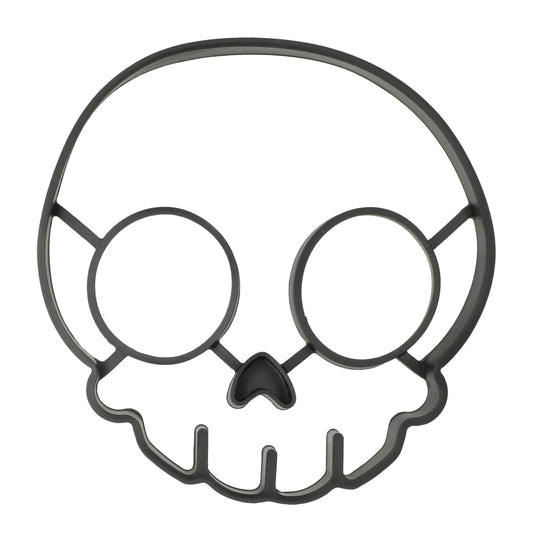 Originele skull ei-vorm — maak van twee eidooiers en eiwit een spooky schedel, perfect voor een fun ontbijtervaring.