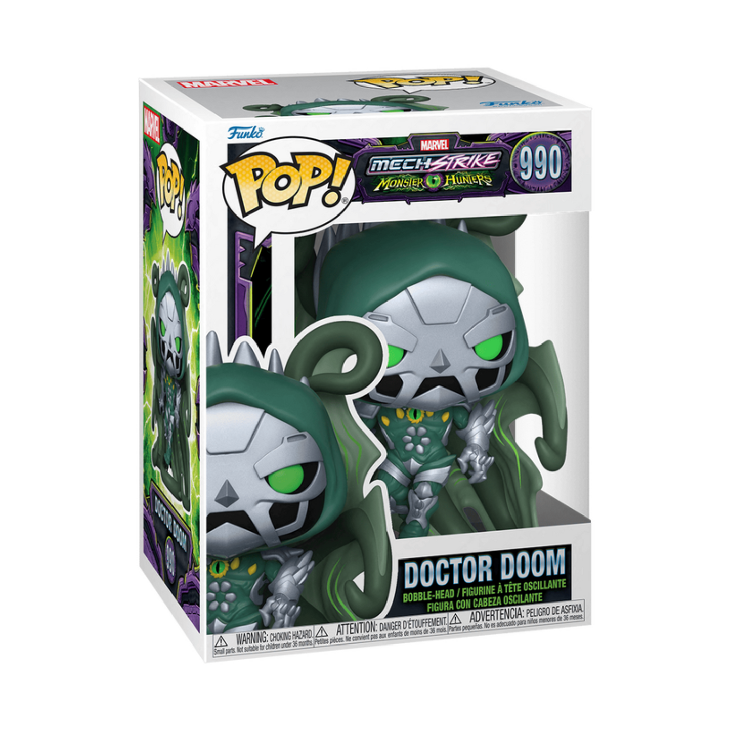 FUNKO POP! Marvel Monster Hunters - Dr Doom 990 in box