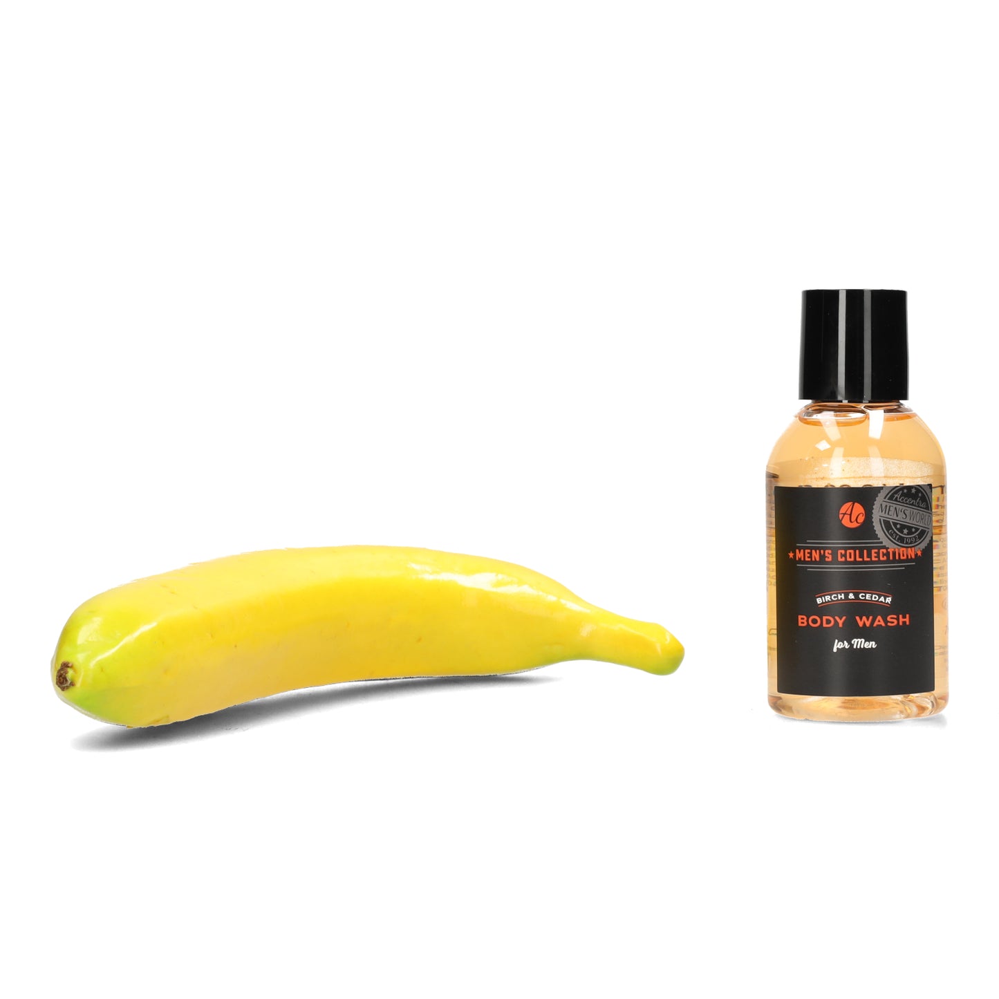 Travel friendly verzorgingsset voor mannen 6 mini verzorgingsproducten in kraft geschenkdoos plus flessenopener - perfect als cadeau en proefset.