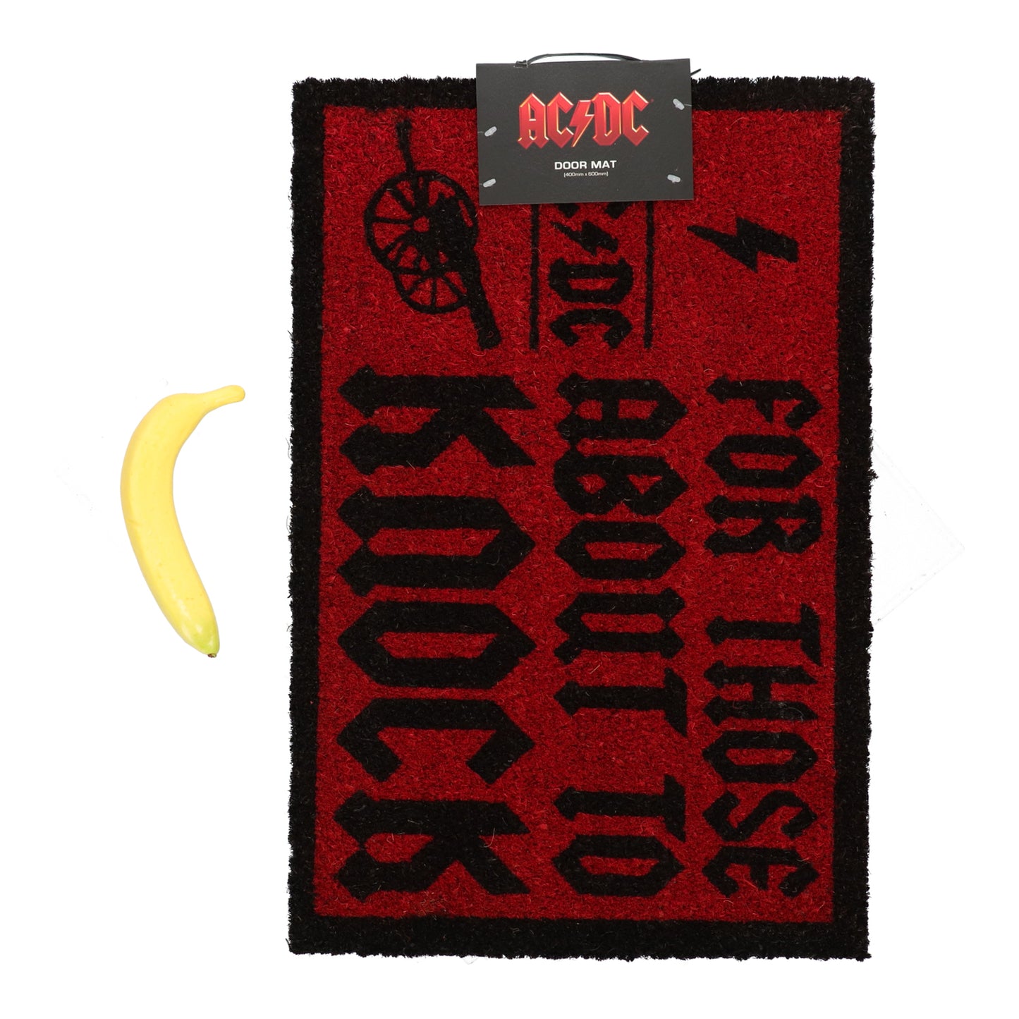 rechthoekige in loop mat -Band merchandise - Ideaal voor de muziek fanaat - banana for scale