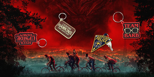 Laatste seizoen - 10% korting op Stranger Things sleutelhangers