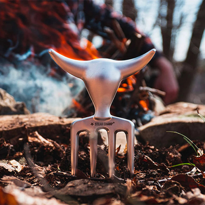 Vaatwasserbestendige Bull Fork — massieve vleesvork, eenvoudig schoon te maken.