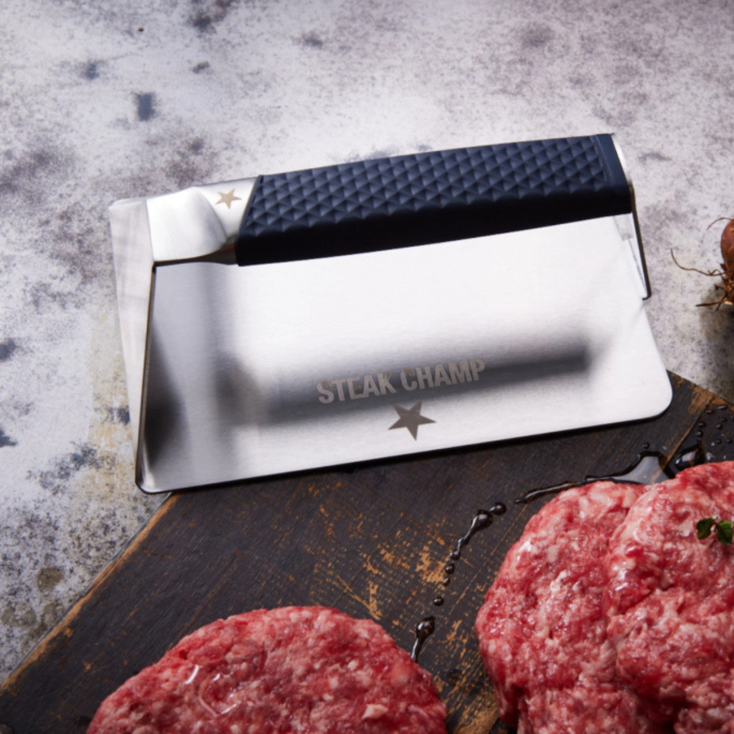 Burger press XXL voor extra krokante hamburgers