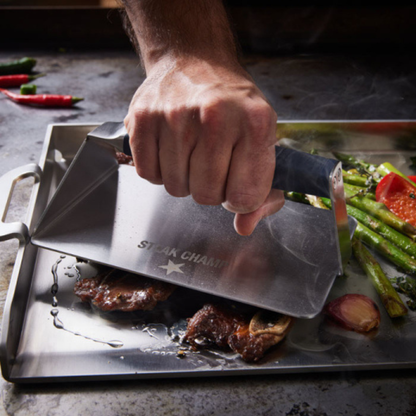 Steak Champ barbecue accessoire voor meer grillsmaak