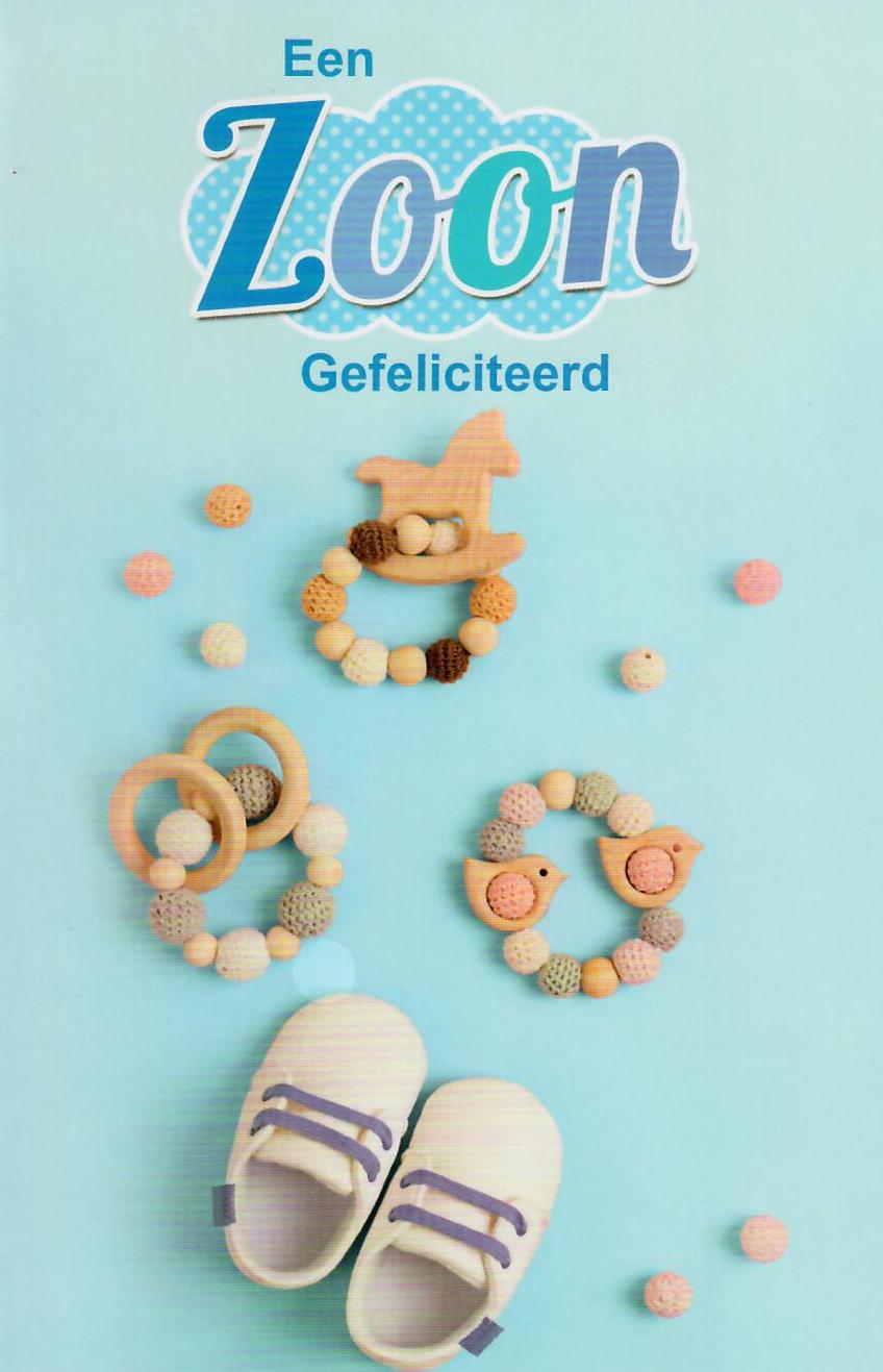 Wenskaart - Geboorte zoon