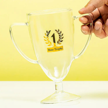 Bier Trofee Bierglas voor een feestelijke kampioensproost