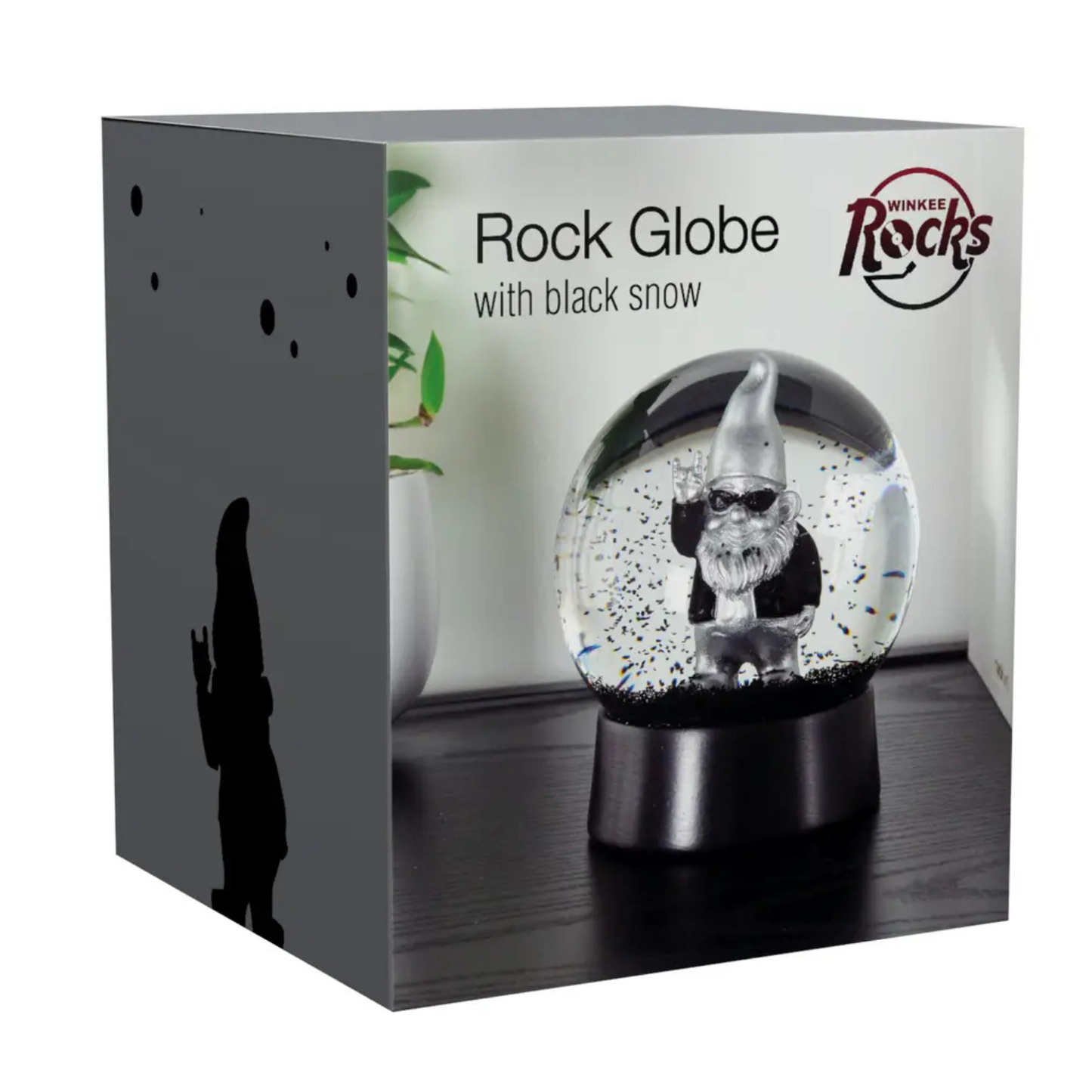 Originele sneeuwbol als cadeau voor rockfans