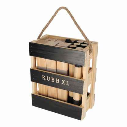 JENS Living Kubb Spel XL houten blokken en werpstokken set