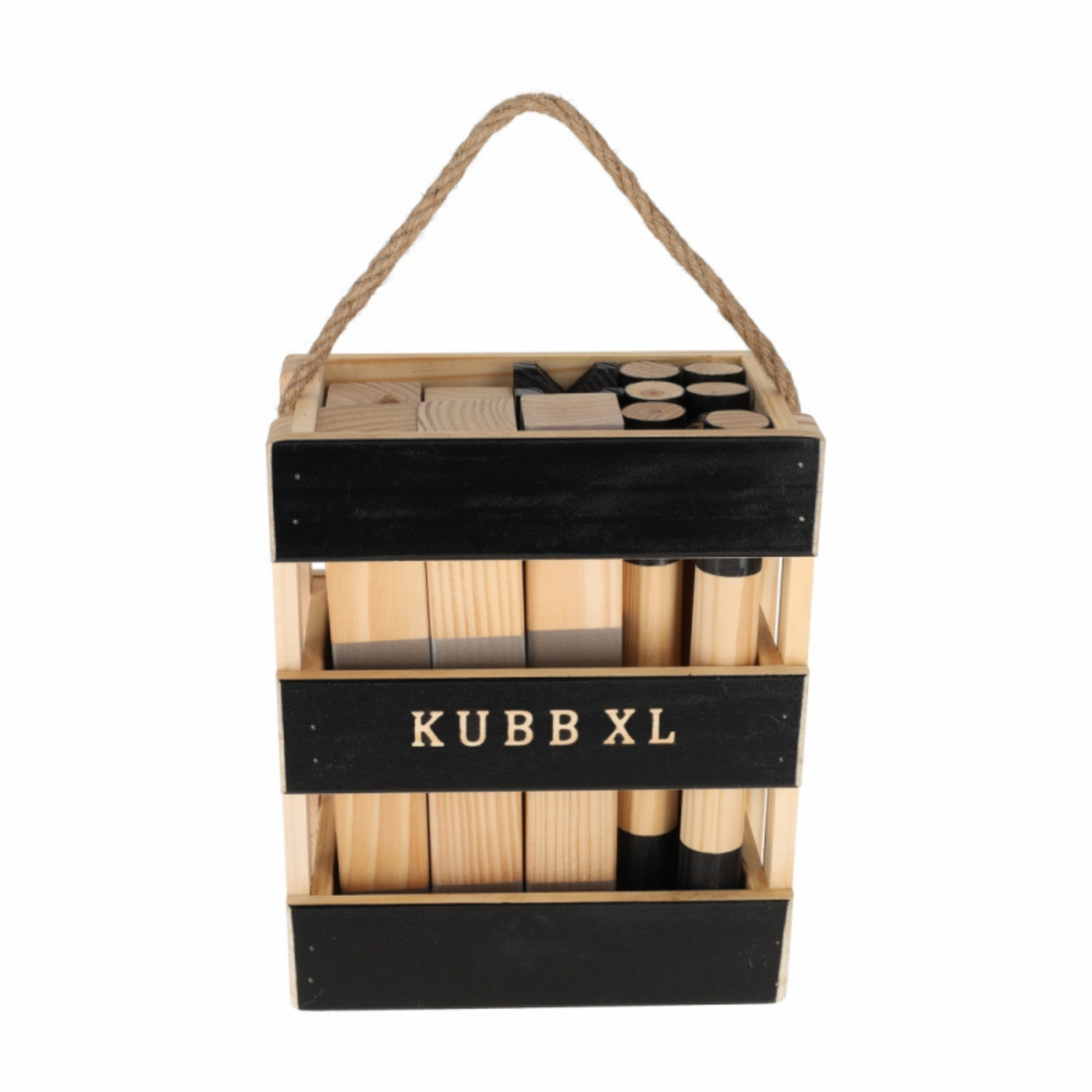 JENS Living Kubb Spel XL ideaal tuinspel voor familie en vrienden