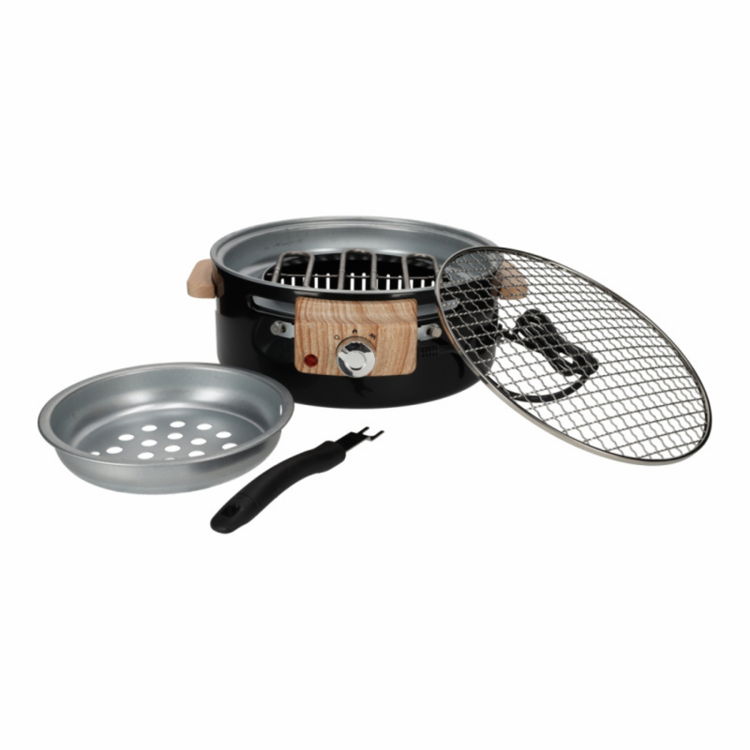 Norländer Hybride BBQ met grillrooster voor vlees en groenten