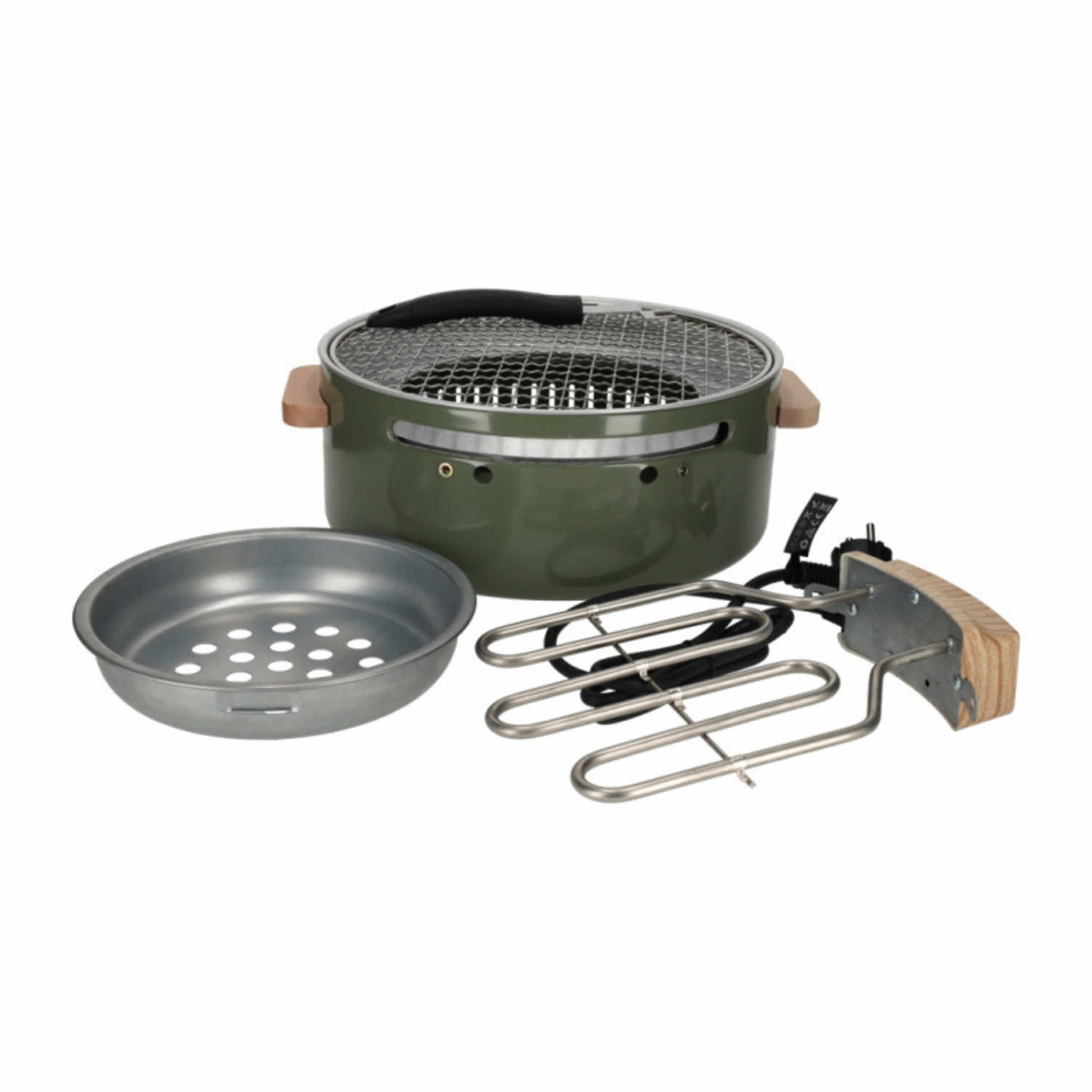 Norländer Hybride BBQ tafel barbecue geschikt voor houtskool