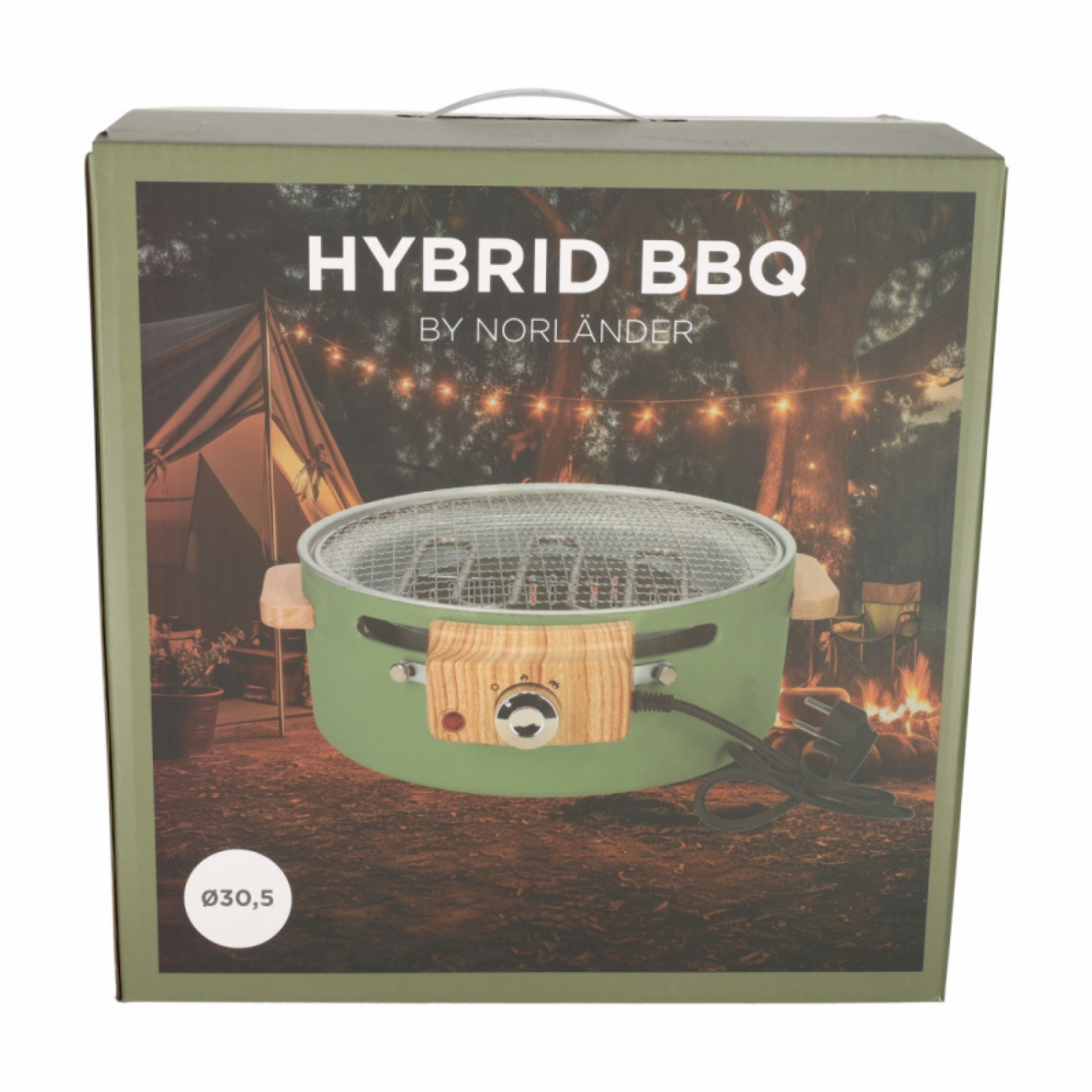 Norländer Hybride BBQ buiten barbecue voor vlees vis en groente