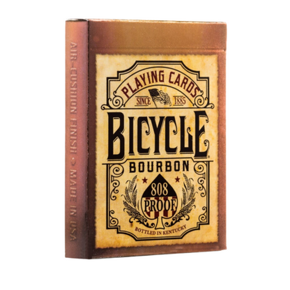 Bicycle Bourbon deck — stijlvolle speelkaarten met whiskey‑inspiratie.