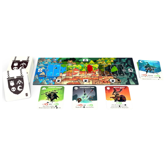 Hidden Leaders kaartspel — bluf, puzzelen en korte potjes voor spelavonden.