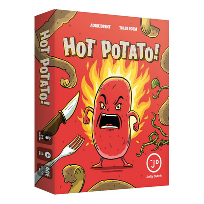 Hot Potato! kaartspel — snel en hilarisch spel voor 2‑4 spelers.
