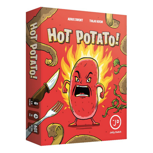 Hot Potato! kaartspel — snel en hilarisch spel voor 2‑4 spelers.