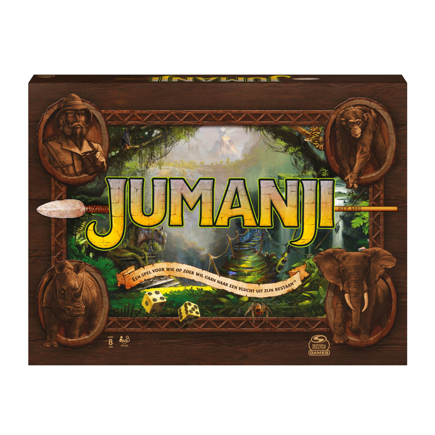 Jumanji bordspel Nederlands — spannend familiespel vol jungle avonturen.