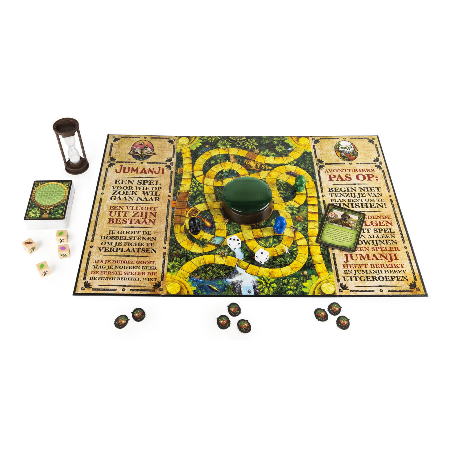 Iconisch Jumanji bordspel — familievriendelijk spel geïnspireerd op de film.