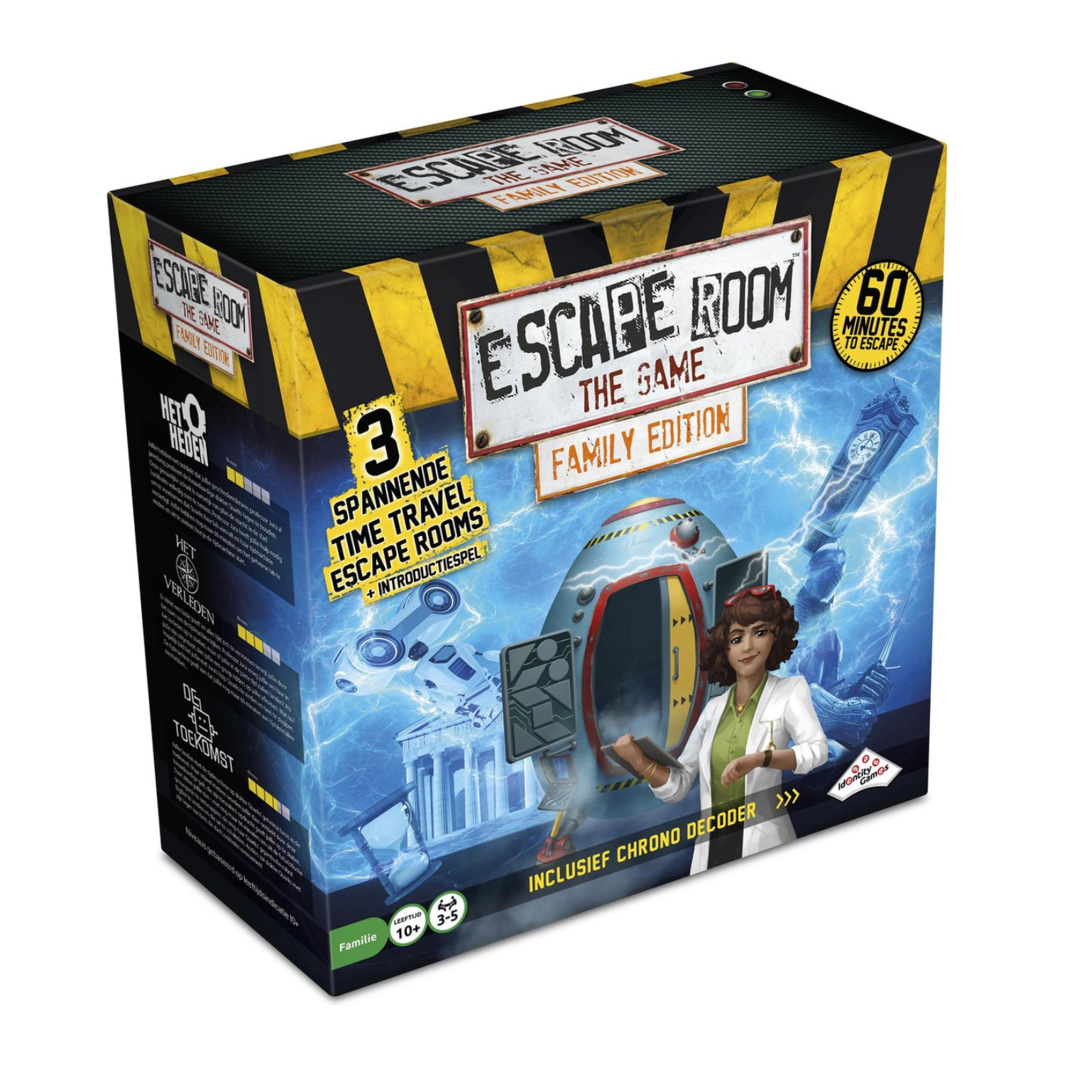 Escape Room Family Time Travel — spannend thuis-escape spel voor het hele gezin.