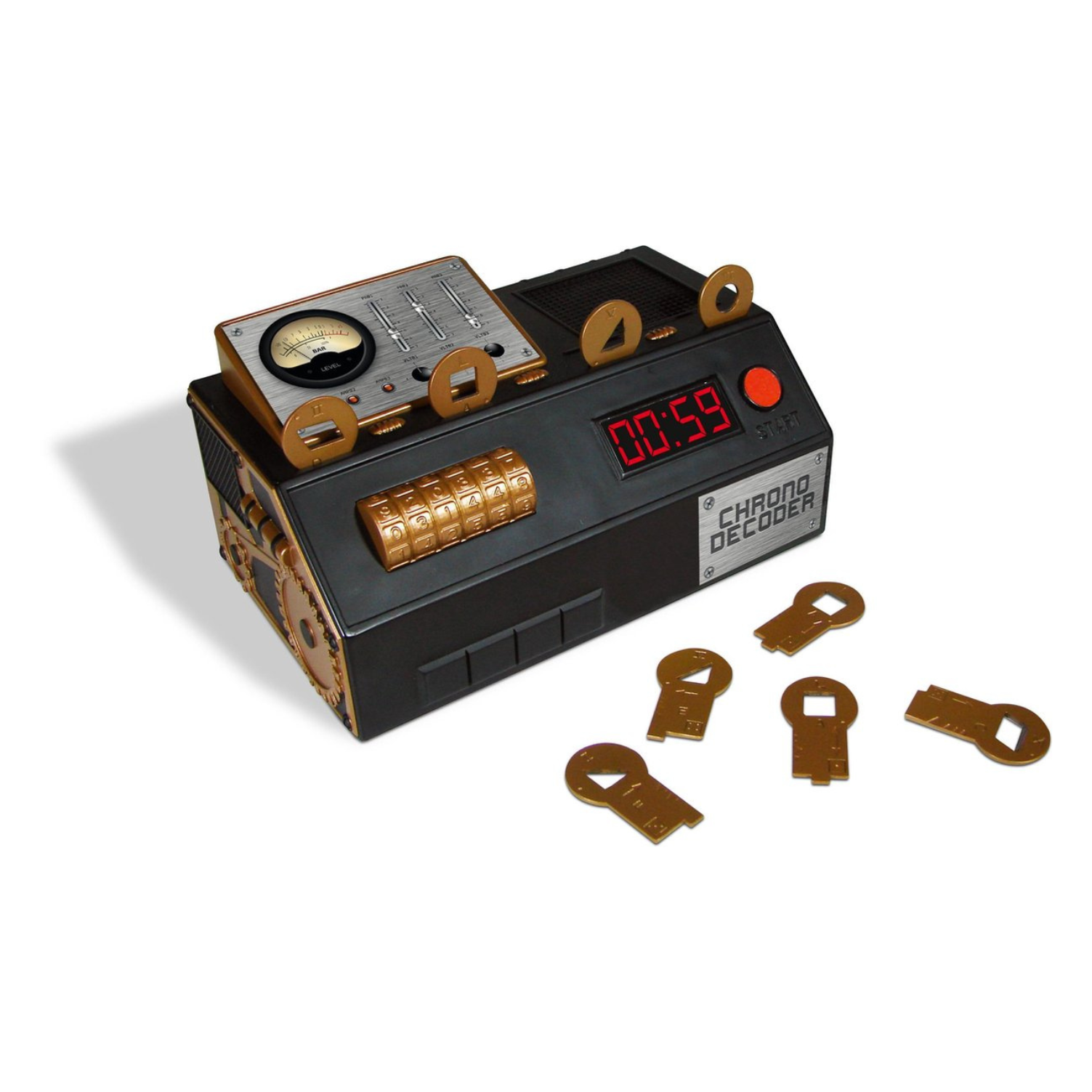 Escape Room Time Travel NL — familievriendelijke editie met Chrono Decoder.