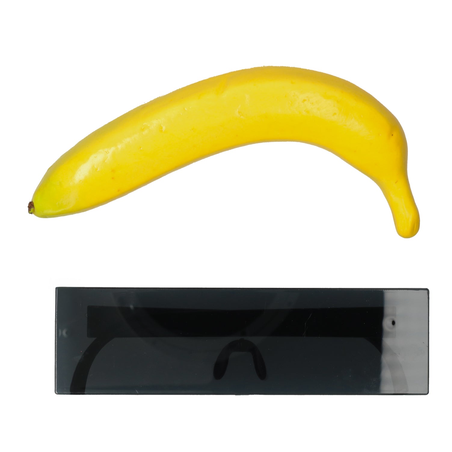Black bar bril VIP stijl -zwart rechthoekig montuur voor anonimiteit en grappige groepsfoto's.
