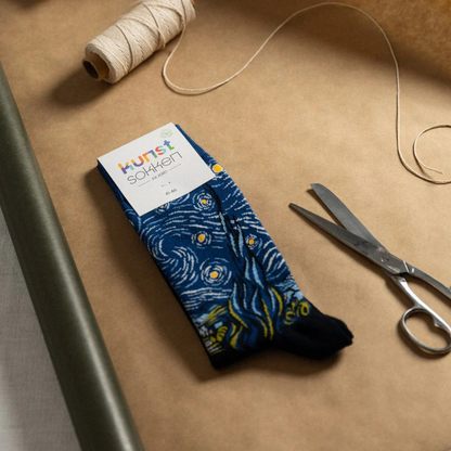 Kunstsokken van biologisch katoen — zachte en duurzame herensokken.