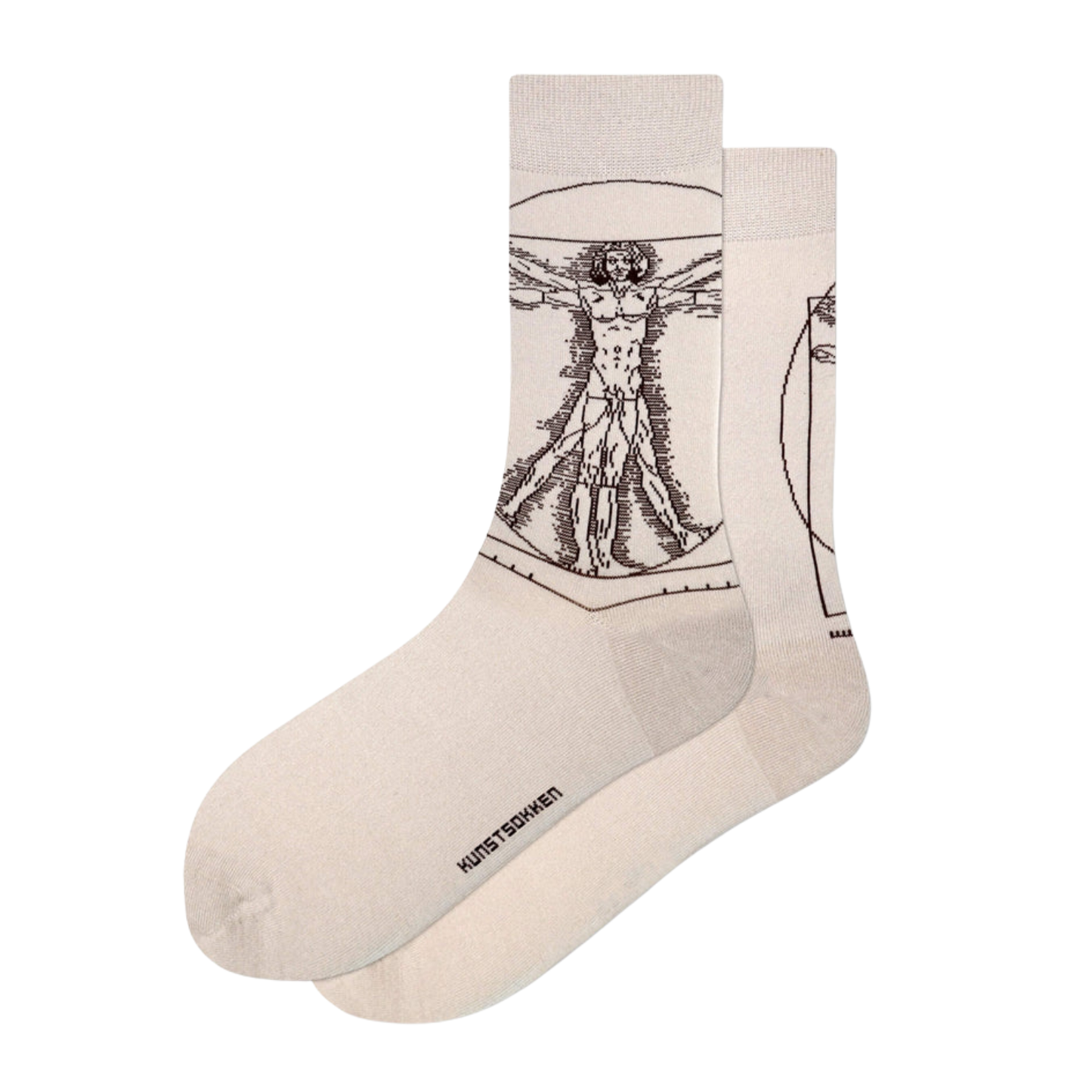 Kunstsokken met kunstzinnige uitstraling — voor creatieve types.