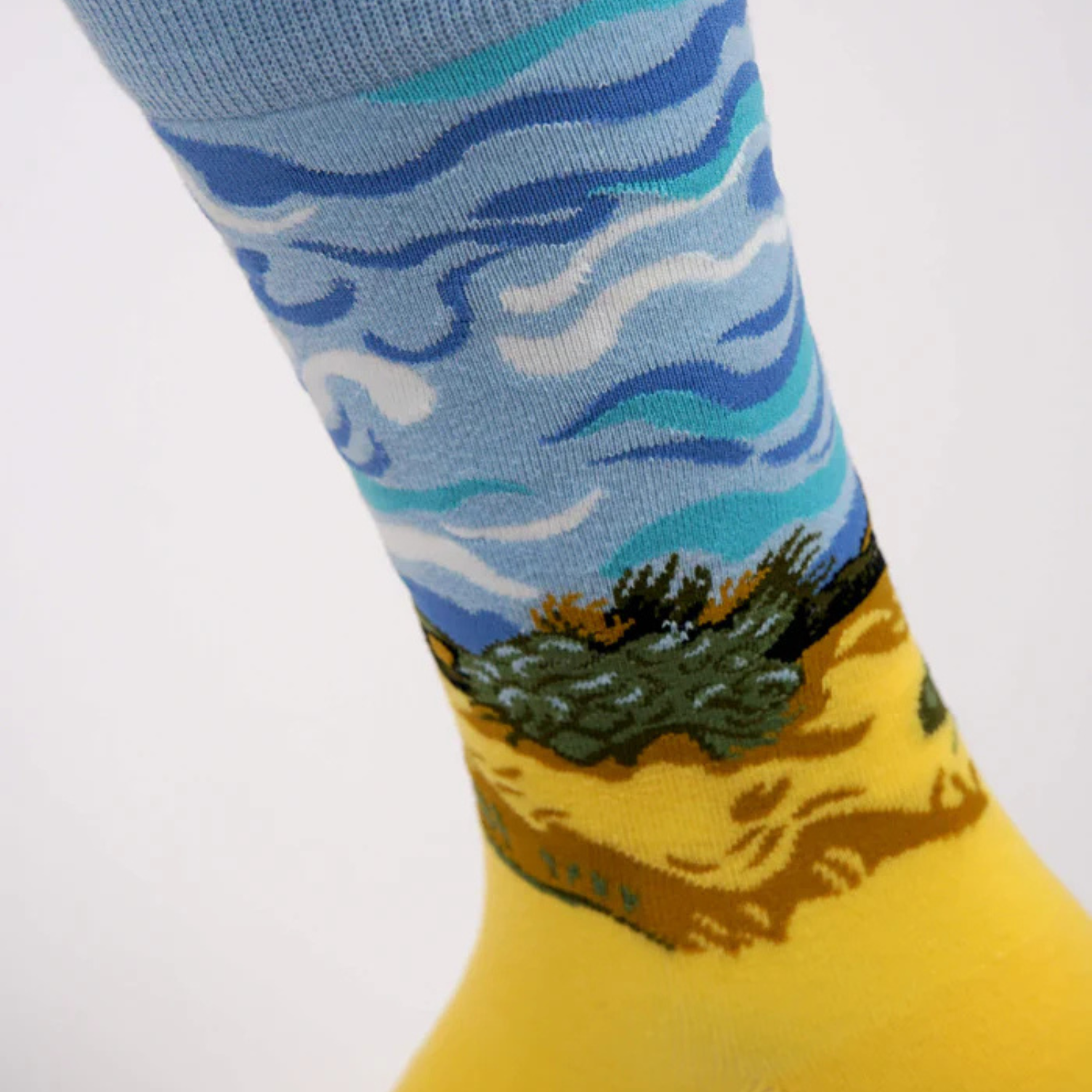 Biologisch gekamde katoenen kunstsokken — milieuvriendelijk en comfortabel.