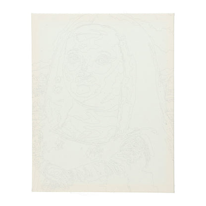 Dikke Mona Lisa - canvas - zelf creeeren van kunst - ideaal voor vrijgezellenfeest