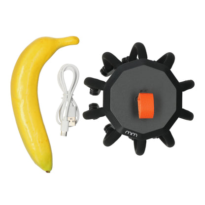 Draagbare elektronische hoofdmassager - anti-stress gadget met zachte siliconen armen, perfect voor ontspanning.