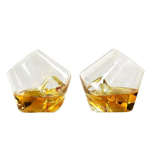 Whiskyglazen rocking — stijlvolle glazen voor de echte whiskyliefhebber.