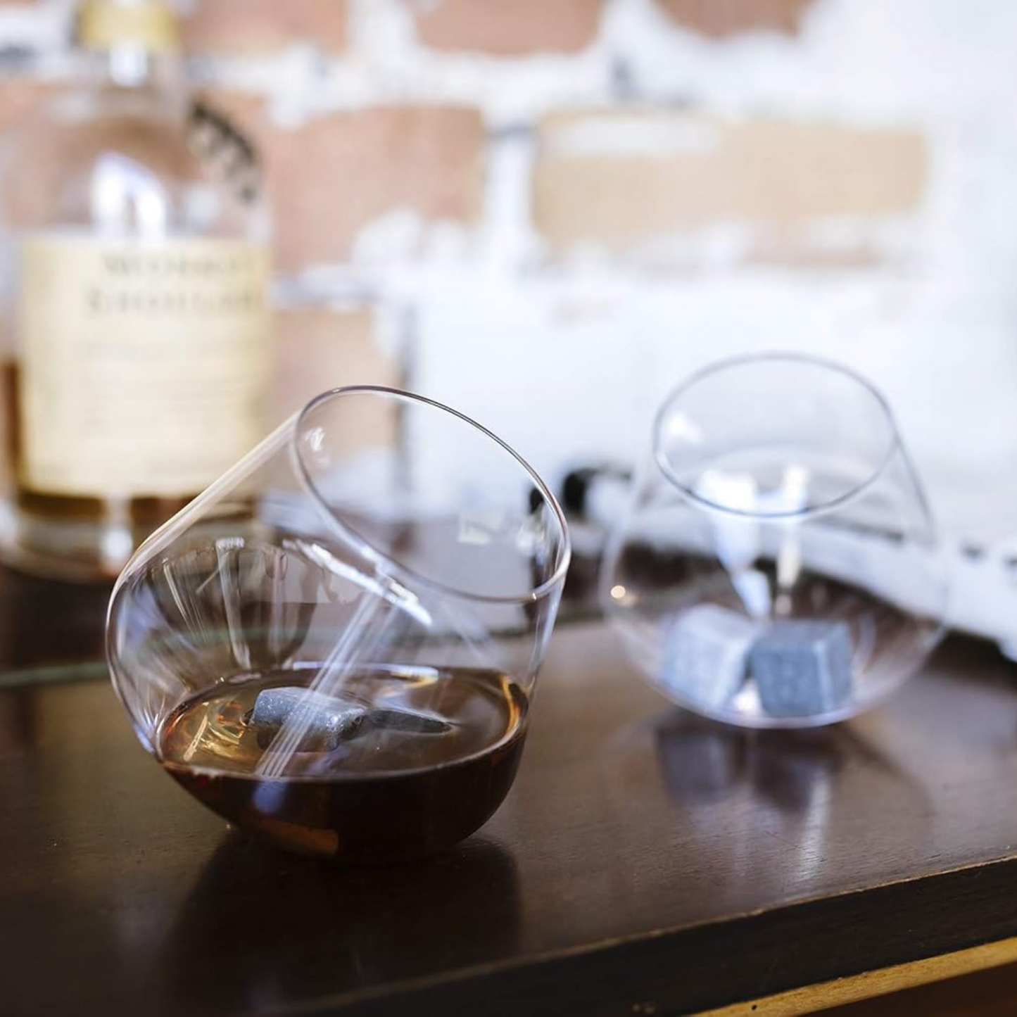 Set whisky chill stones — duurzaam alternatief voor ijsblokjes.