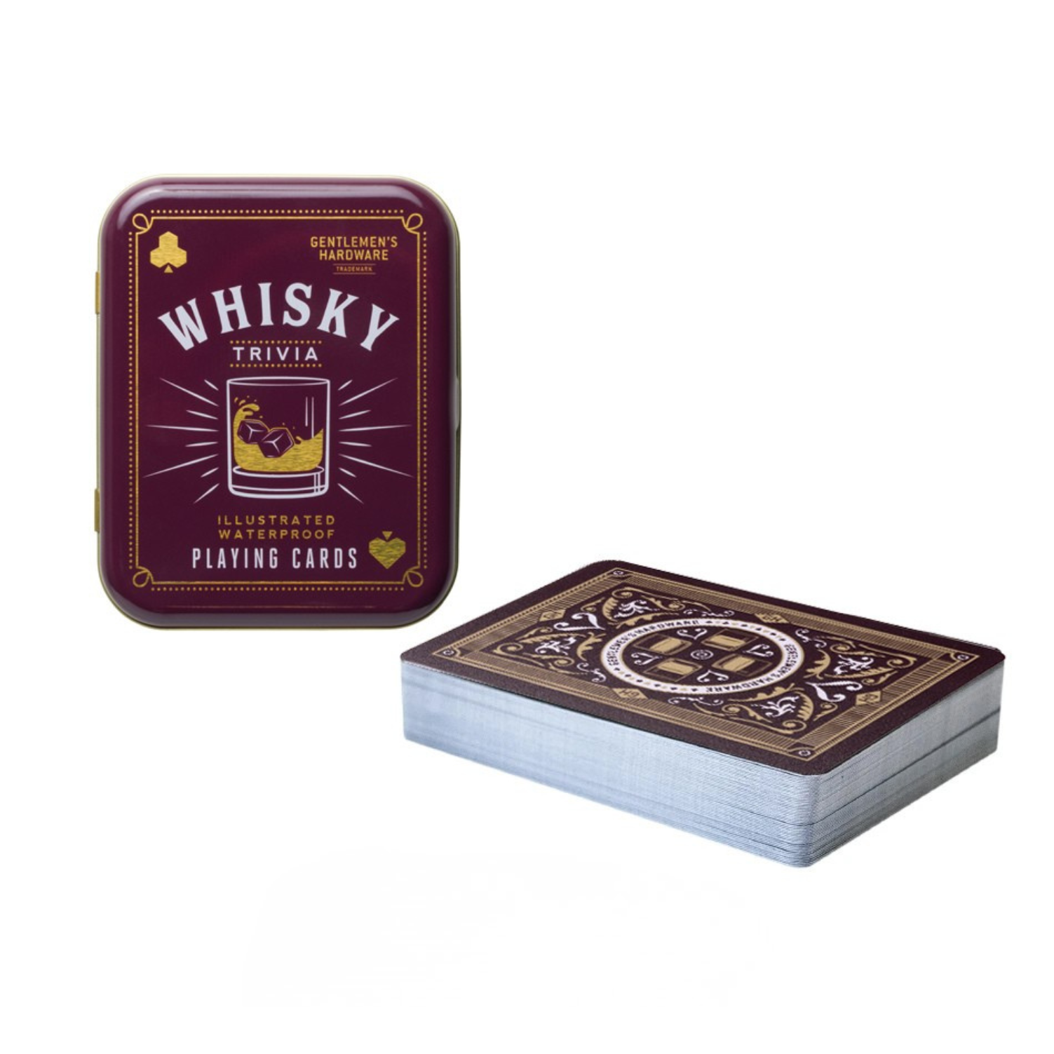 Whiskey kaarten deck — stijlvol en duurzaam kaartspel met whisky inspiratie.