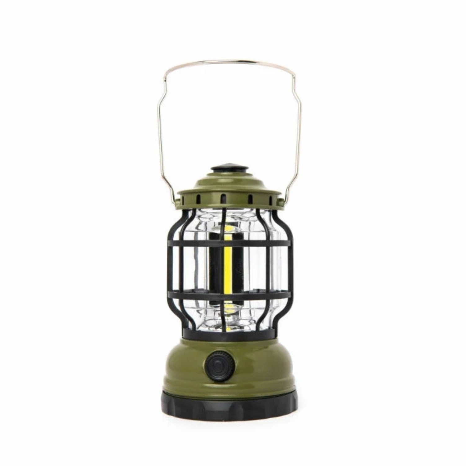 Olijfgroene LED kampeerlantaarn van Gentlemen’s Hardware