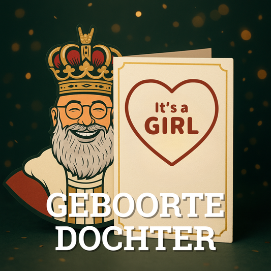 Wenskaart - Geboorte dochter