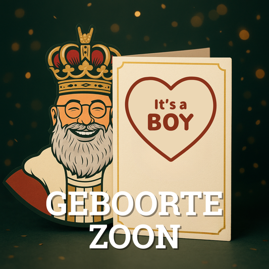 Wenskaart - Geboorte zoon