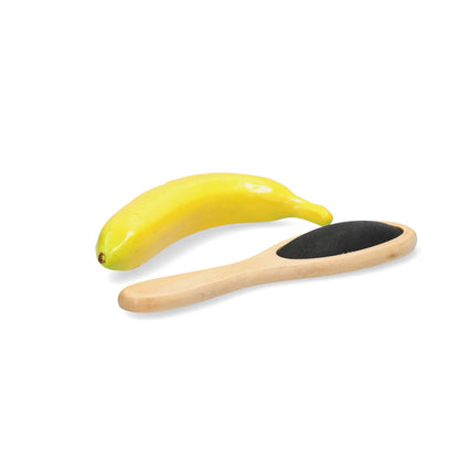 Houten handvat bald brush - humoristisch cadeau voor kale mannen  -perfect voor verjaardagen en vrijgezellen.