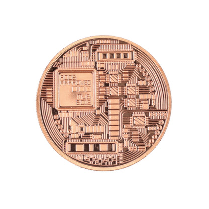 Bitcoin BTC in plastic hoesje